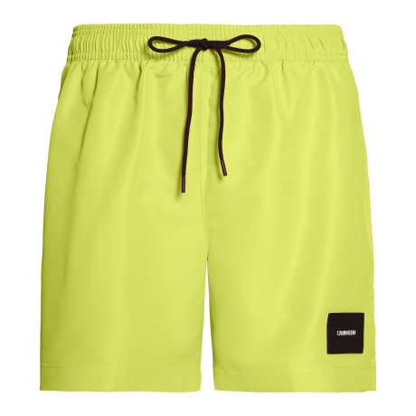 Calvin Klein Herre - Core Solids Badebukser Safety Yellow Calvin Klein Herre - Core Solids Badebukser Safety Yellow