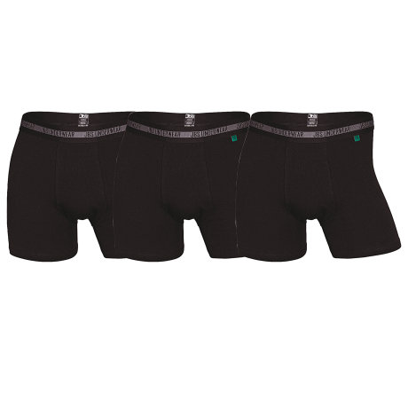 JBS Herre - 3-pak Bambus Boxershorts Sort