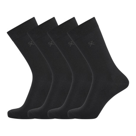 JBS of Denmark Herre - Bambus Strømper 4-pak Sort