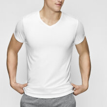 JBS of Denmark Herre - Bambus T-Shirt V-Neck Hvid