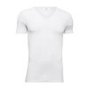 JBS of Denmark Herre - Øko Bomuld T-shirt V-Neck Hvid
