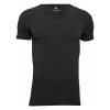 JBS of Denmark Herre - Øko Bomuld T-shirt V-Neck Sort