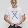 JBS of Denmark Herre - T-shirt med Print Hvid
