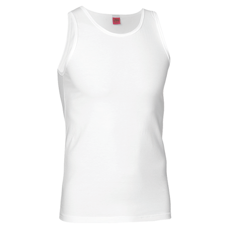 JBS Herre - Bomuld Undertrøje Hvid