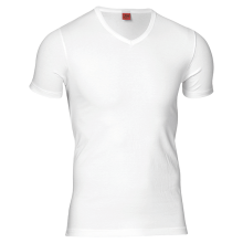 JBS Herre - Bomuld T-shirt V-neck Hvid