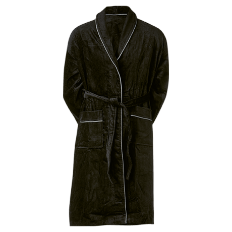 JBS Herre - Bomuld Morgenkåbe Sort