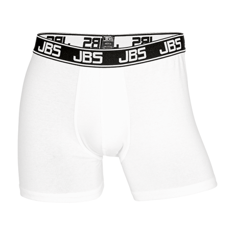 JBS Herre - Bomuld Boxershorts logo Hvid