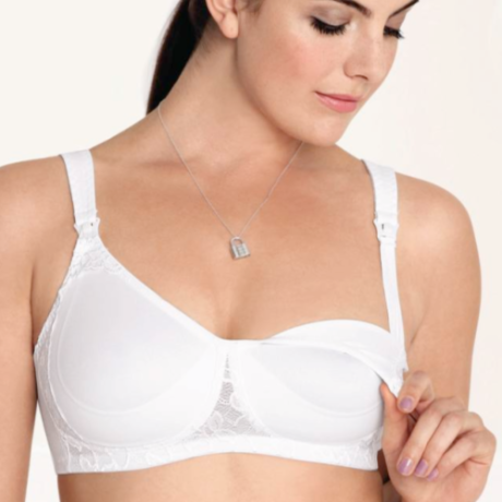 Anita - Amme BH uden Bøjle Hvid