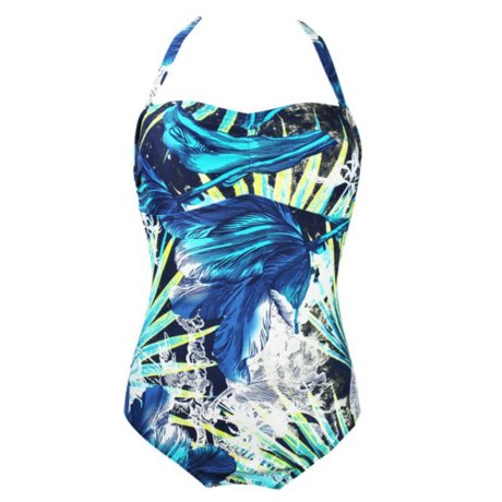 Lentiggini swimwear - Badedragt stropløs Blue Navy